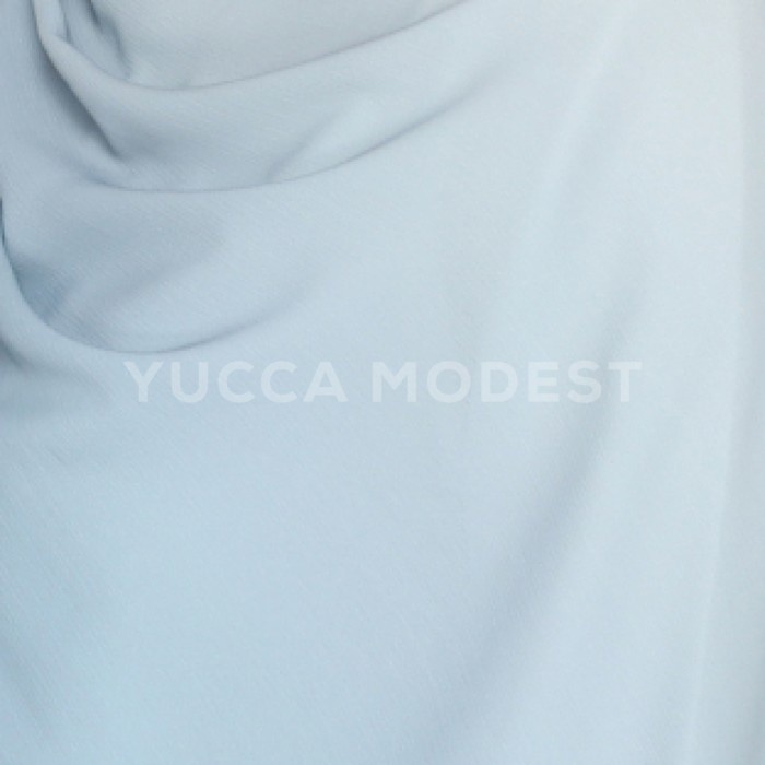 PASHMINA- HIJAB PASHMINA OMBRE CRINKLE CHIFFON SAFAA FADED DENIM - YUCCA MODEST -PASHMINA.