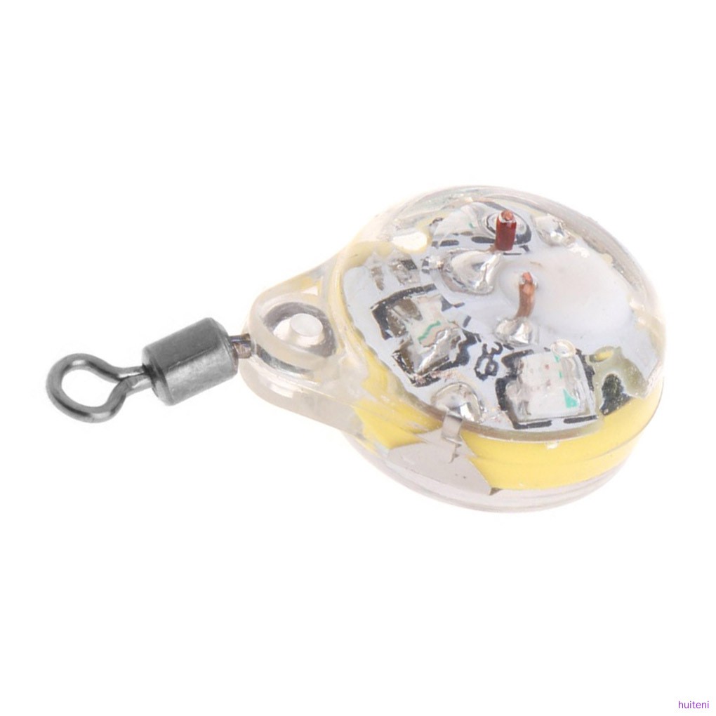 Umpan Pancing Lampu Led Warna-Warni Tenaga Baterai Untuk Air Tawar / Asin Huiteni