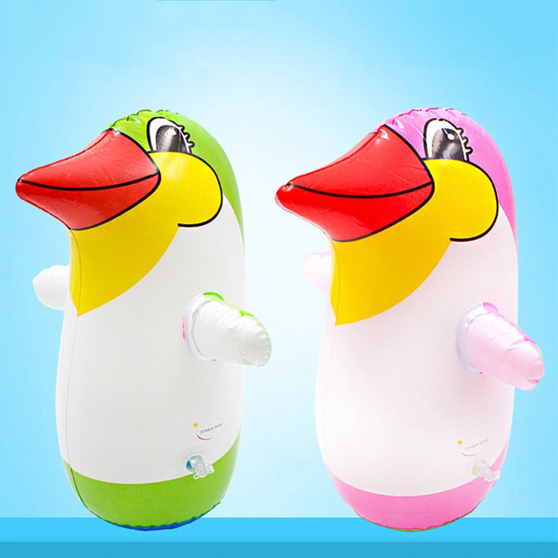 Mary 36cm/45cm/70cm PVC Mainan Tiup Untuk Kreatif Manusia Hidup Kartun Pinguin Tumbler Untuk Anak Kids Hadiah Renang Po