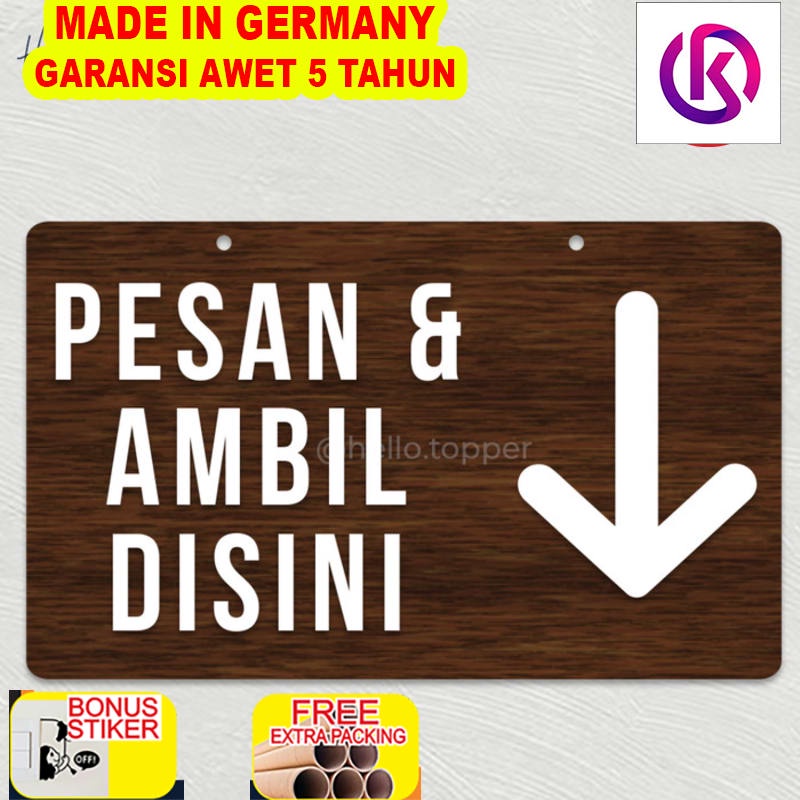 

Promo Pesan & Ambil Disini Sign Unik Kayu| Signage Kayu Resto | Papan Kayu