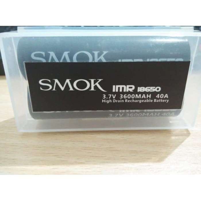 Baterai 18650 SMOK HITAM 3600mAh 40A clone