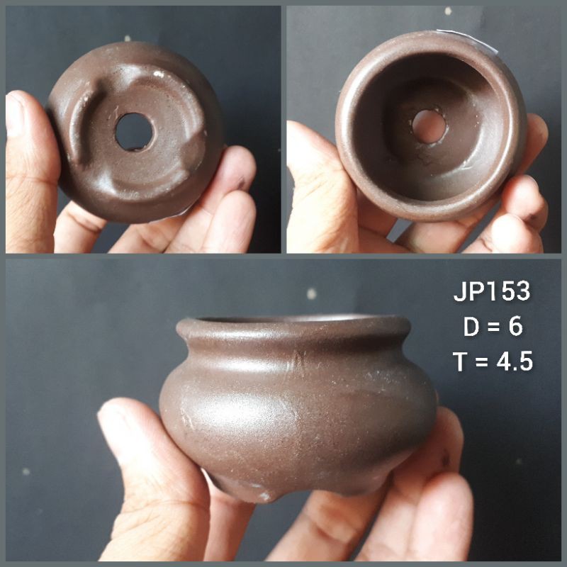 Pot keramik bulat JP153