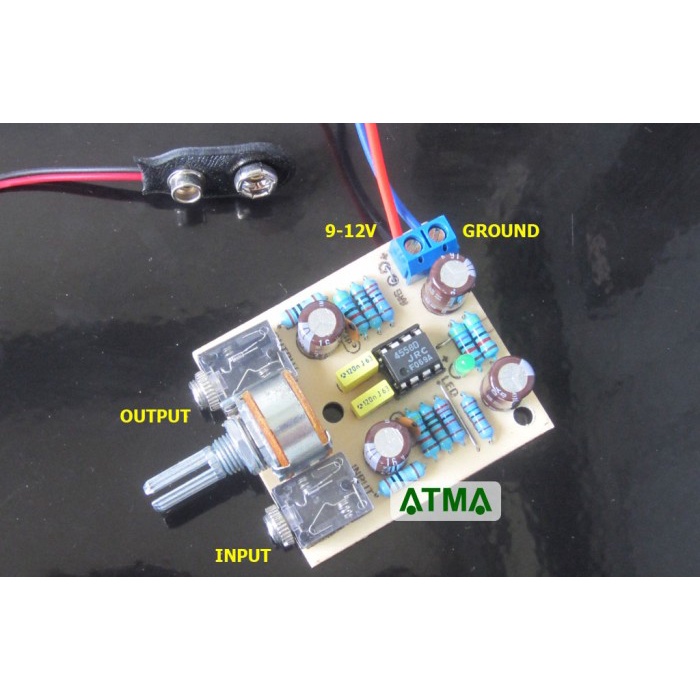 12V Cmoy Headphones Amplifier Pre-amp Penguat Audio MP3 Player