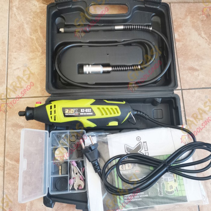 mesin mini grinder RIDX die grinder gerinda mini drill set bor tuner
