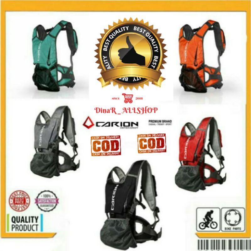 TAS SEPEDA TAS RUNNING TAS HYDROPACK BLADDER BAG ORIGINAL CARION PRODUK DALAM NEGRI KUALITAS EKSPOR
