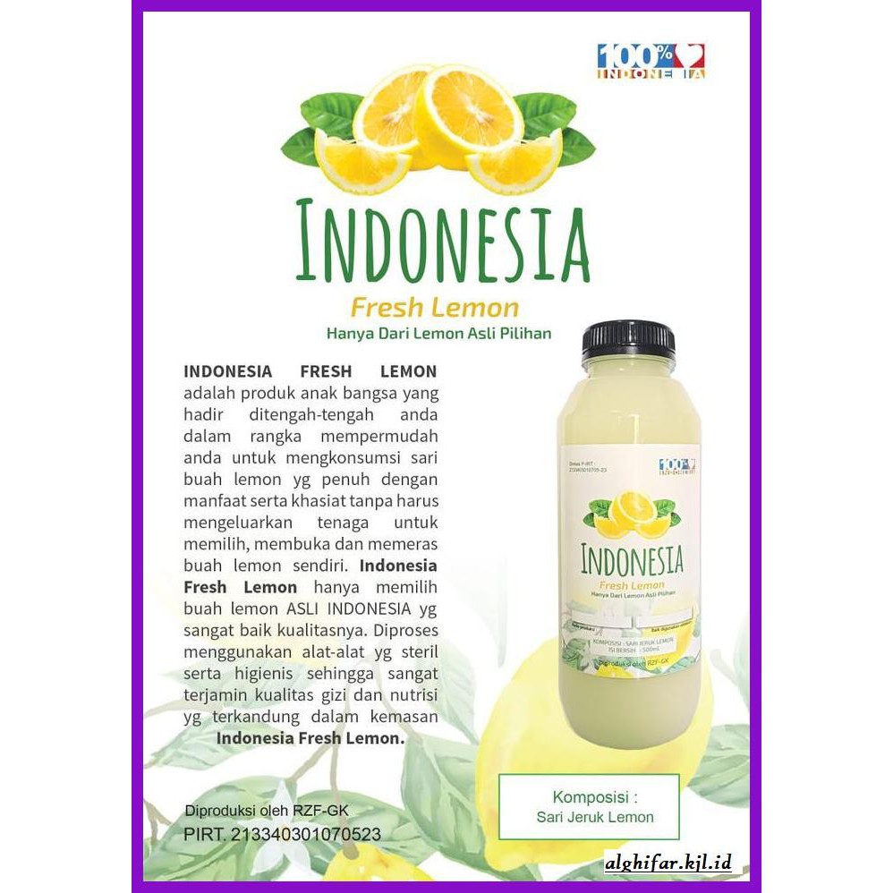 

lanoisidartdrink- indonesia fresh sari lemon (500ml) -asliii-bngittt.