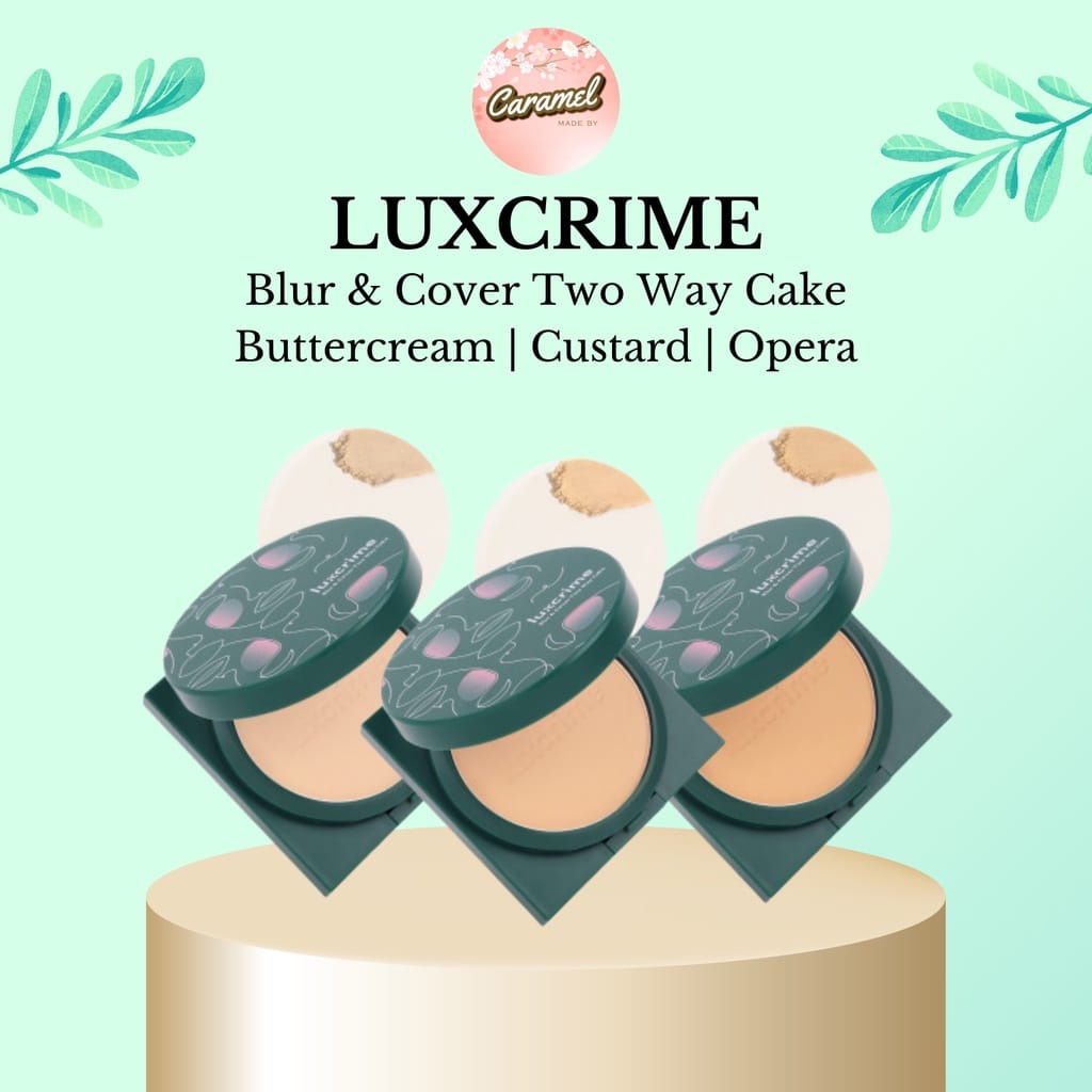 Luxcrime Blur &amp; Cover Two Way Cake in Custard-Buttercream-Opera