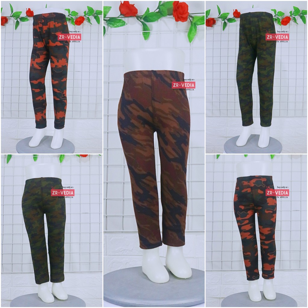 ARMY Pants uk 3-5 tahun / Celana Panjang ABRI Anak Laki Perempuan Bawahan Legging Leging Adem Murah