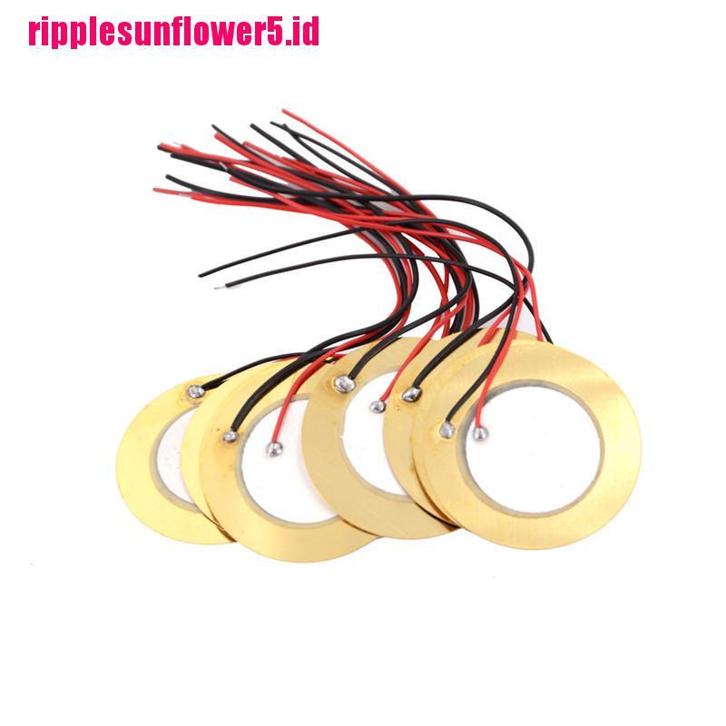 10pcs Disk Drum Piezo Elements buzzer Sound Sensor Trigger Disk 35mm Bahan Tembaga