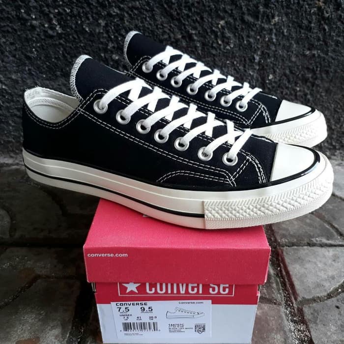 SEPATU CONVERSE 70S LOW BLACK TERMURAH