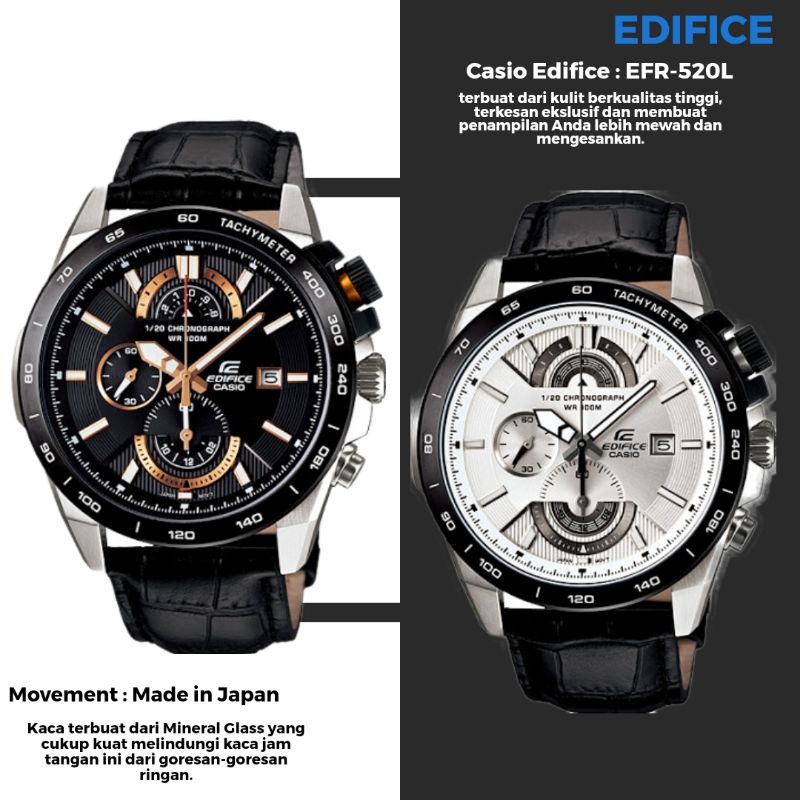 Jam Tangan Pria Casio Edifice : EFR-520L