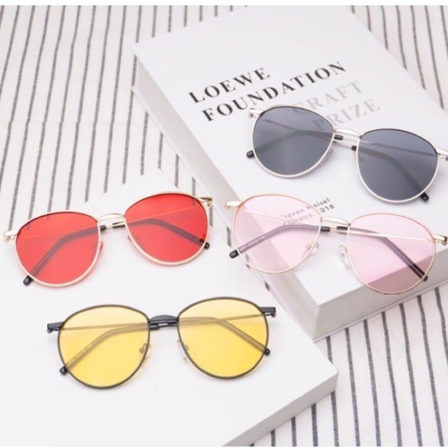Kacamata Hitam Oval Cewek dan Cowok - GM Sunglasses Baguette