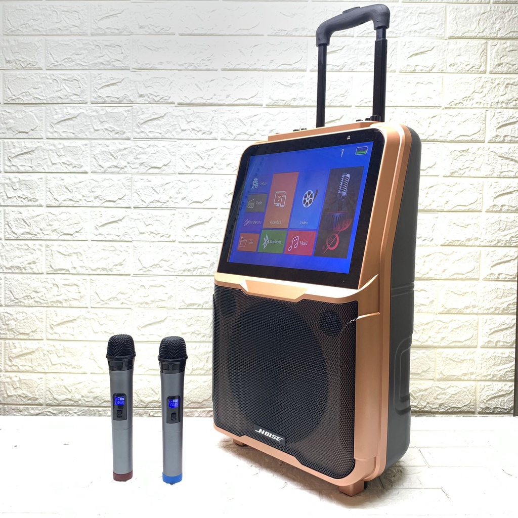 Speaker Portable Wireless Noise 899 Video Original 10 inch Layar 15 in