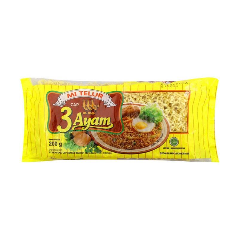 Grosir Cap 3 Ayam Mie Telor Kuning