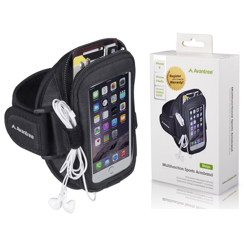 AVANTREE MULTIFUNCTION SPORT ARMBAND NINJA