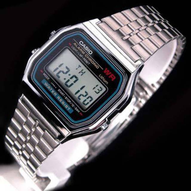 Jam Tangan Pria / Wanita Citizen Digital Stainlees Steel