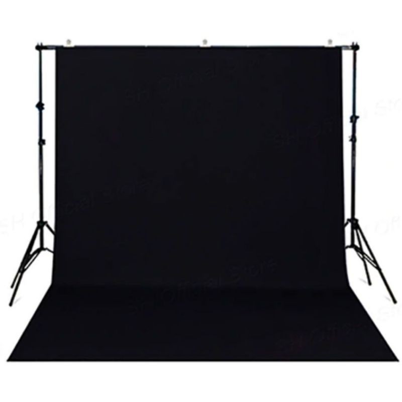 kain backdrop foto 2 meter/ backdrop foto studio~ hitam