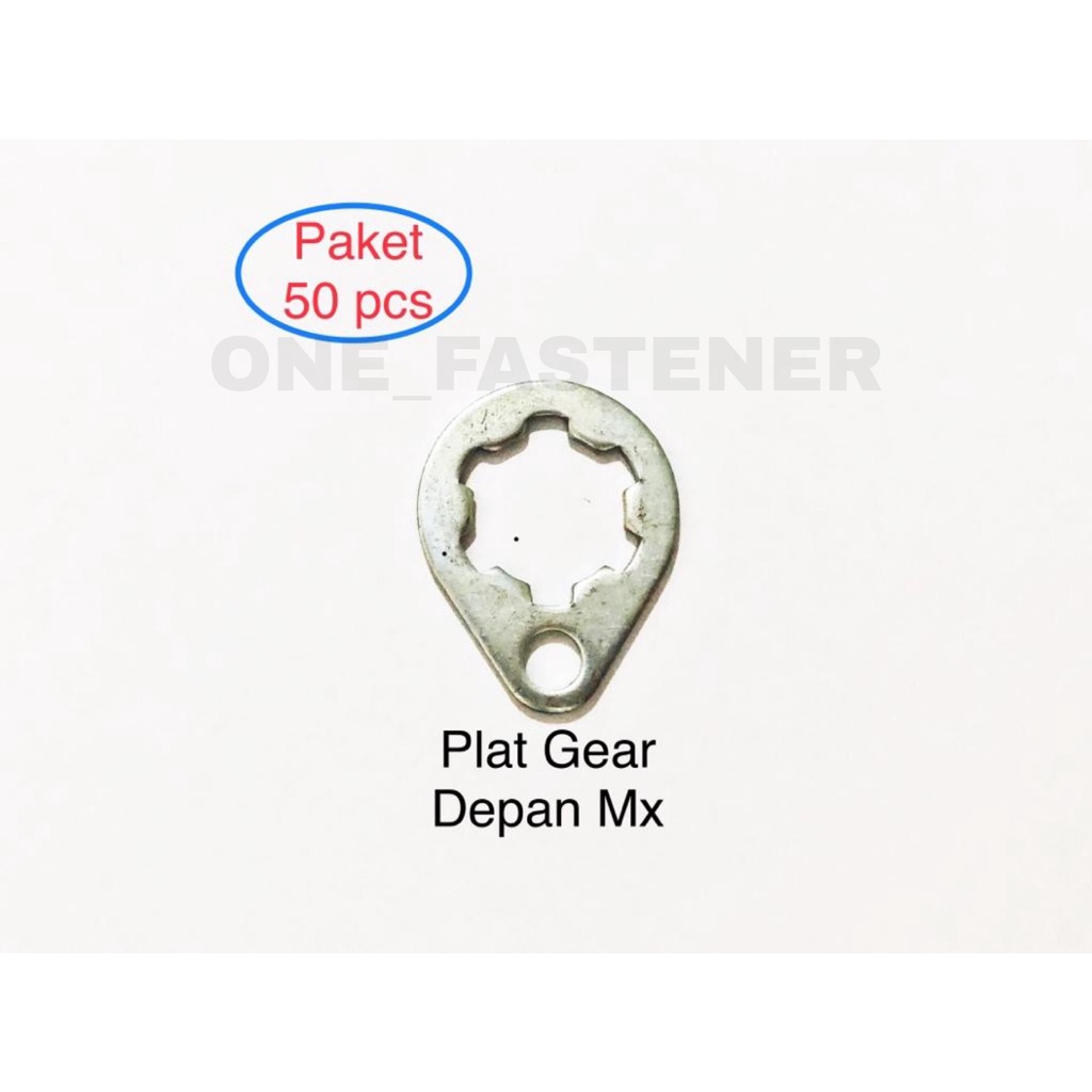 50 pcs Plat Gear Depan jupiter MX klem Ring gear r15 vega vixion bison