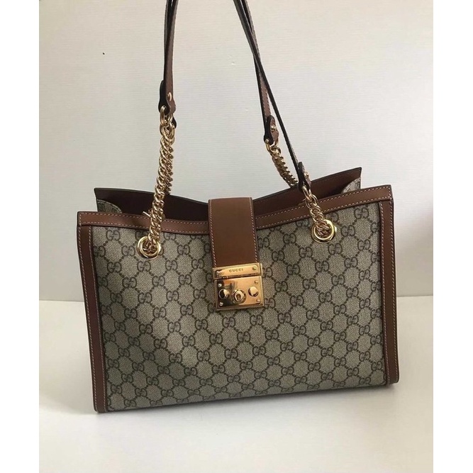 PRELOVED GUCCI PADLOCK BAG AUTHENTIC w/ rec  (like new)