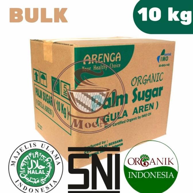 

10 KG GULA AREN ORGANIK BERSERTIFIKAT HALAL MUI - ORGANIC PALM SUGAR CD364512ZX