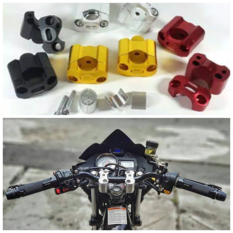 STANG RZR SATRIA FU SATRIA BARONG SATRIA FACELIFT PLUS RAISER CNC TINGGAL PASANG