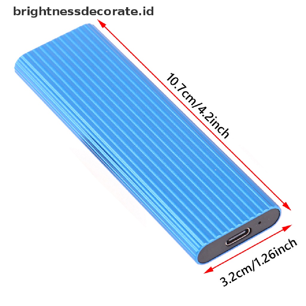 [birth] Mini Portable SSD 1TB 2TB 4TB 8TB External SSD Solid State Drive USB 3.1 Type C [ID]