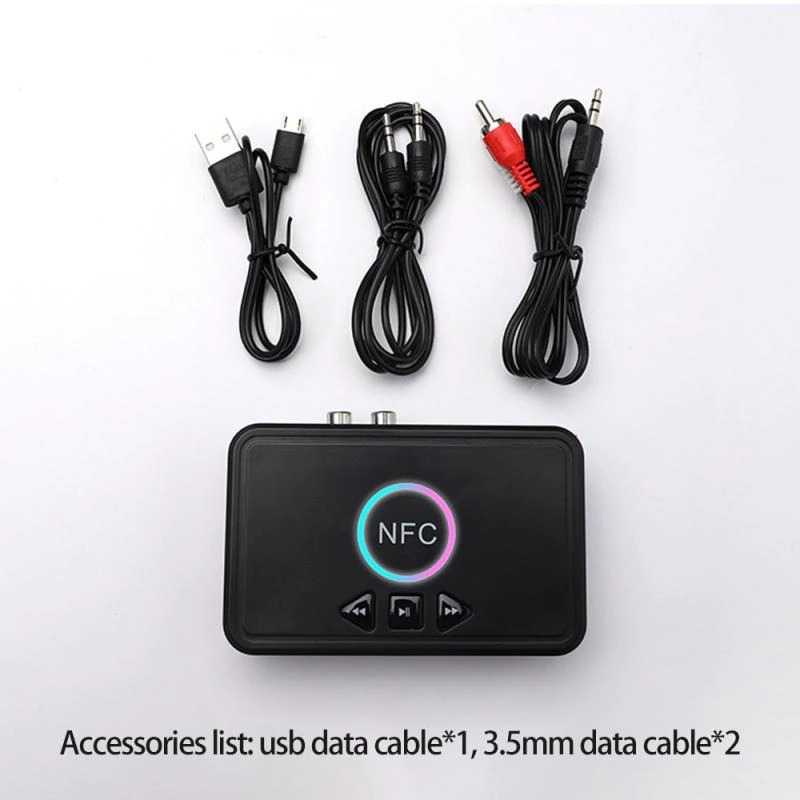 Centechia Audio Bluetooth 5.0 Receiver Adapter NFC RCA AUX - D10 ( Al-Yusi )