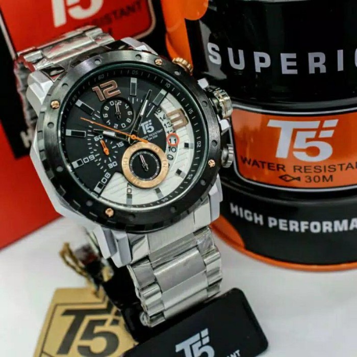 Jam Tangan Pria T5 H3746 T5 H 3746 Original bergaransi free tin box