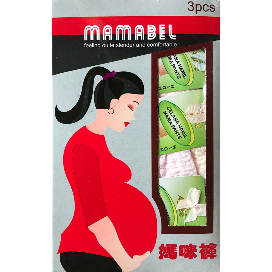 Babysmart - 3 pcs Celana Dalam / CD Hamil MAMABEL H-500/Maternity Pant/CD Ibu Hamil