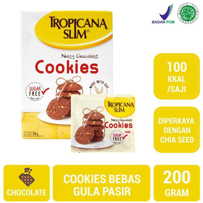 

U72T Tropicana Slim Cookies Nutty Chocolate Mltg