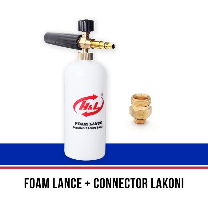 Paket Hemat  Foam Lance + Connector Lakoni