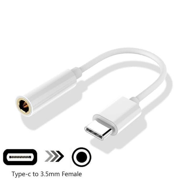 USB-C Headset Jack Adapter Konverter Headset Samsung Type C to Female Aux 3.5mm