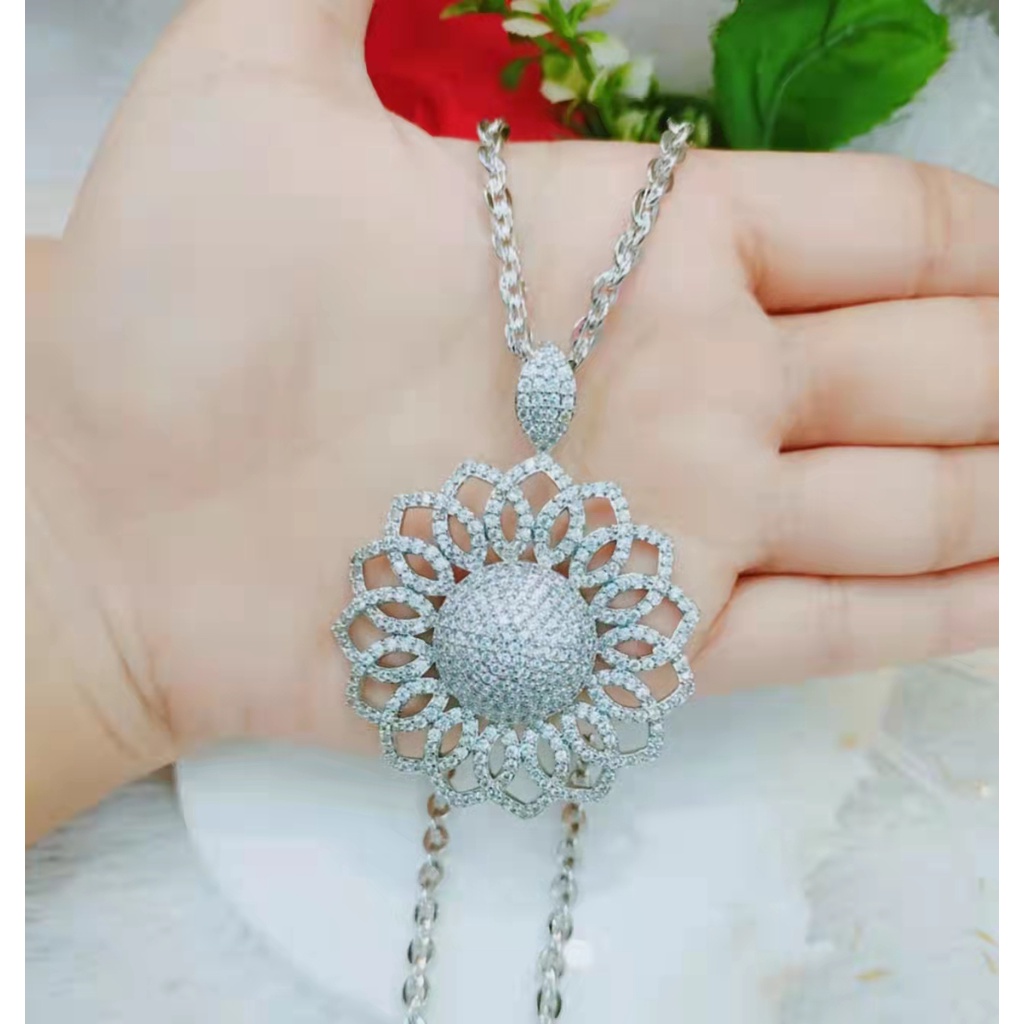 Kalung Xuping Mata Full Lapis Emas Perhiasan Fashion L32