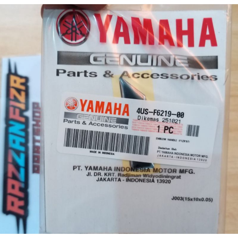 EMBLEM SPEEDOMETER F1ZR FIZR ORI YGP YAMAHA ASLI EMBLEM HANDLE EMBLEM BATOK SPEEDOMETER