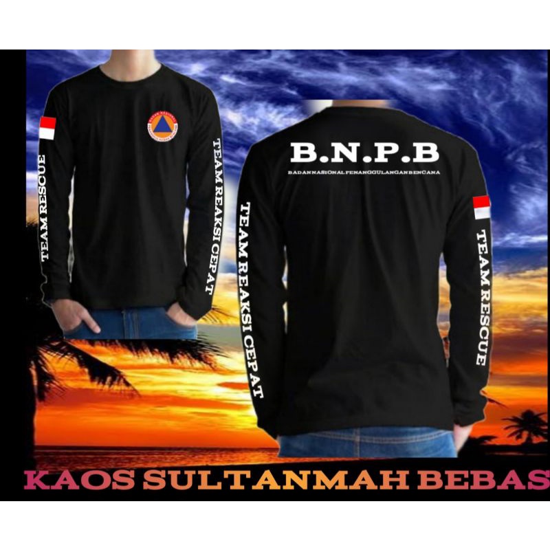 KAOS BNPB RESCUE/BAJU BNPB LENGAN PANJANG RESCUE