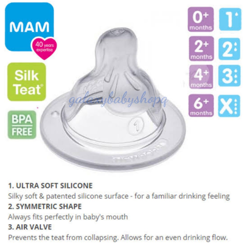 Niple MAM 0+ 2+ 4+ 6+