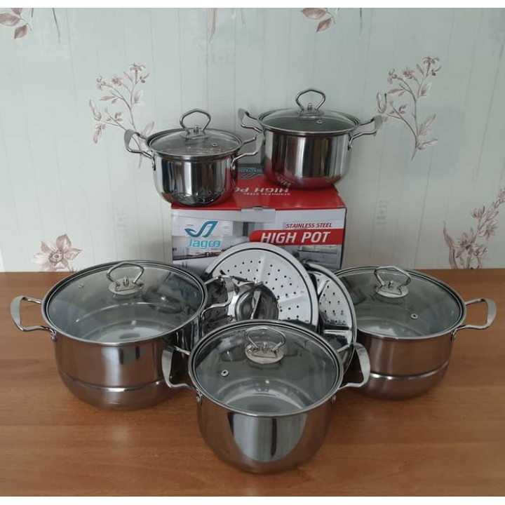 PANCI HIGH POT STEAMER SET ISI 5 PC