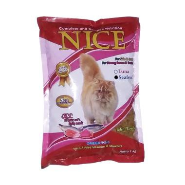 Nice 1kg Makanan Kucing Murah Enak Disukai Kucing