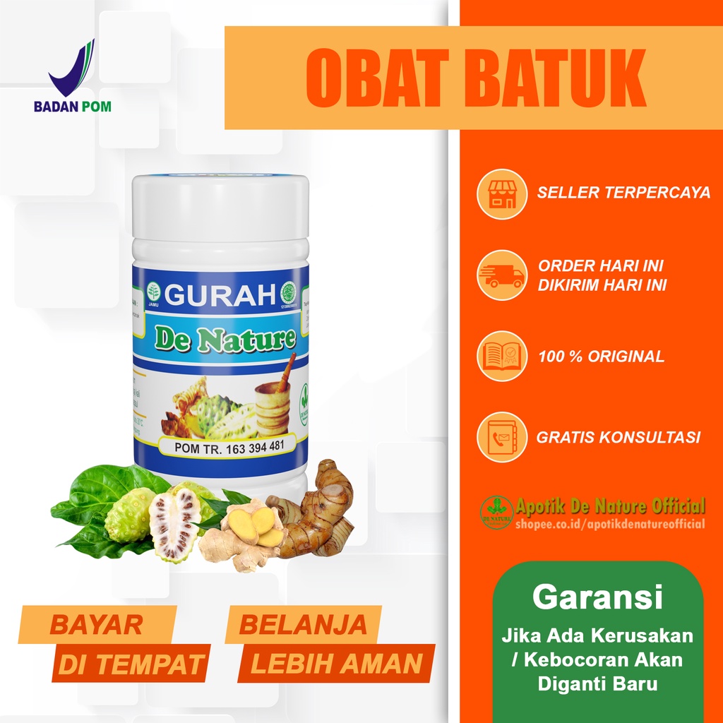 

Obat Batuk Berdahak TBC Batuk Menahun Batuk Berdarah Herbal Gurah De Nature Original Bisa COD