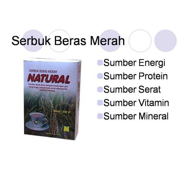 

Serbuk Beras Merah Natural 250gr - Distributor Resmi Nasa