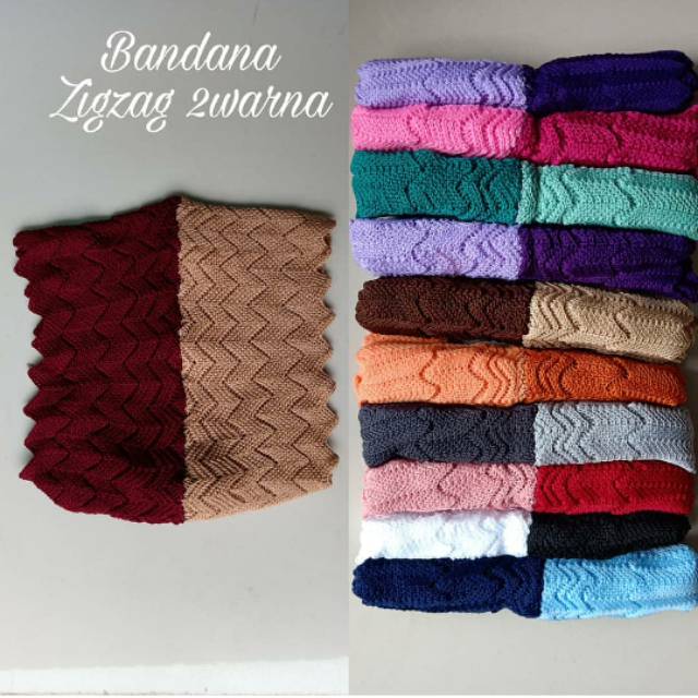 Bandana Zivzag 2 Warna