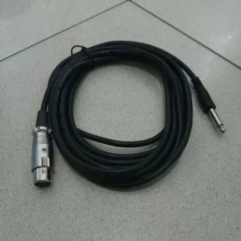 Kabel mic original pabrik trs to xlr 3 meter panjang kabel
