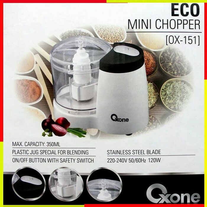 CHOPPER OXONE ECO MINI OX151 PENGGILING GILINGAN COPER CHOPER CHOPPER DAGING BUMBU MAKAN OXONE MURAH