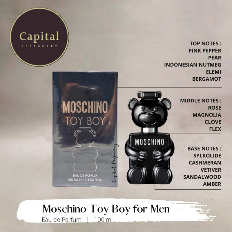 Parfum Original Moschino TOY BOY EDP 100ml