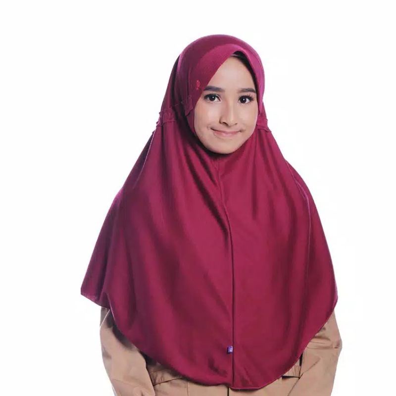 Rabbani Original Casual INNOVA LX Kerudung Sekolah Instan Jilbab Rabani Serut Belakang Pita Tertutup