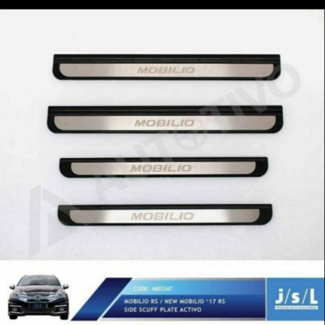 Sillplate samping Mobilio model activo jsl