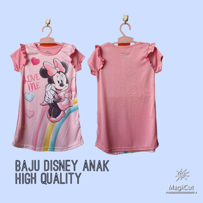 Baju Anak Disney, Dress Anak Perempuan, daster anak karakter Disney, Pakaian Daster Anak