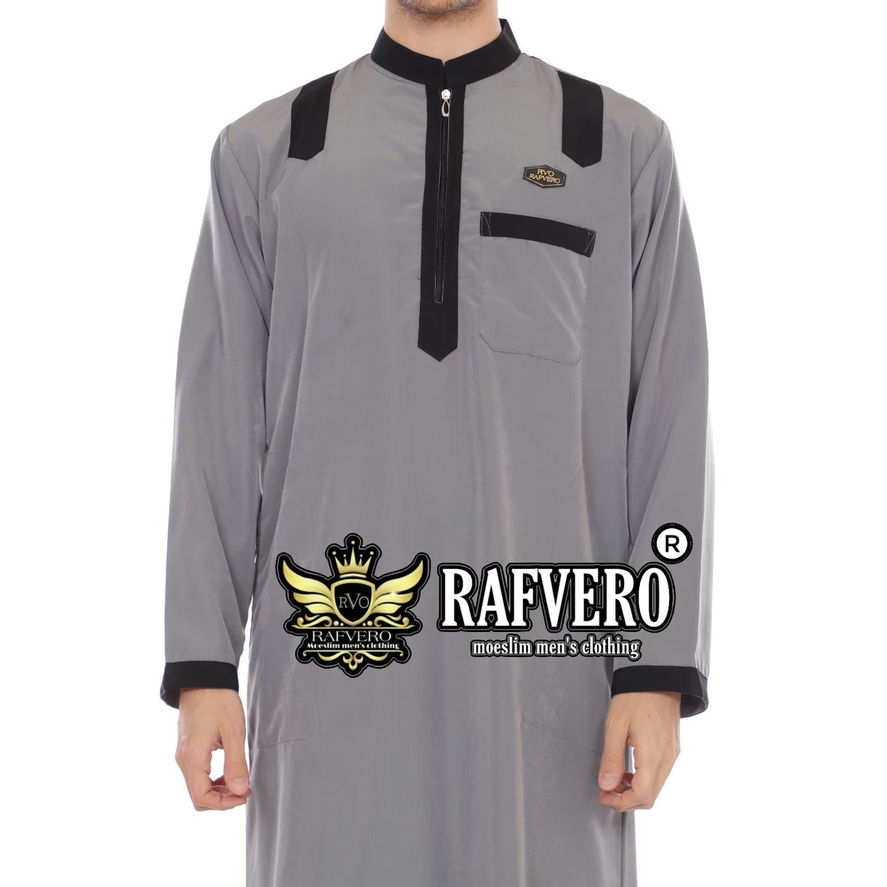 Pakaian Muslim Pria Gamis Jubah Al Zhein Original Rafvero