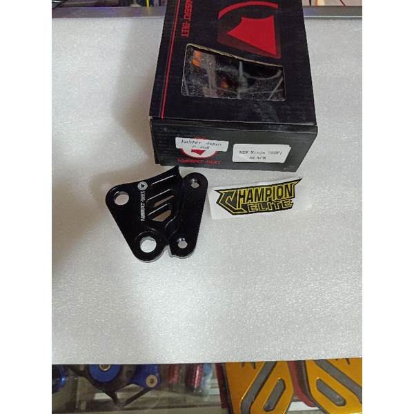 braket kedudukan kaliper depan nassert beet 4p 4 piston ktc / brembo ninja 250 fi 2018