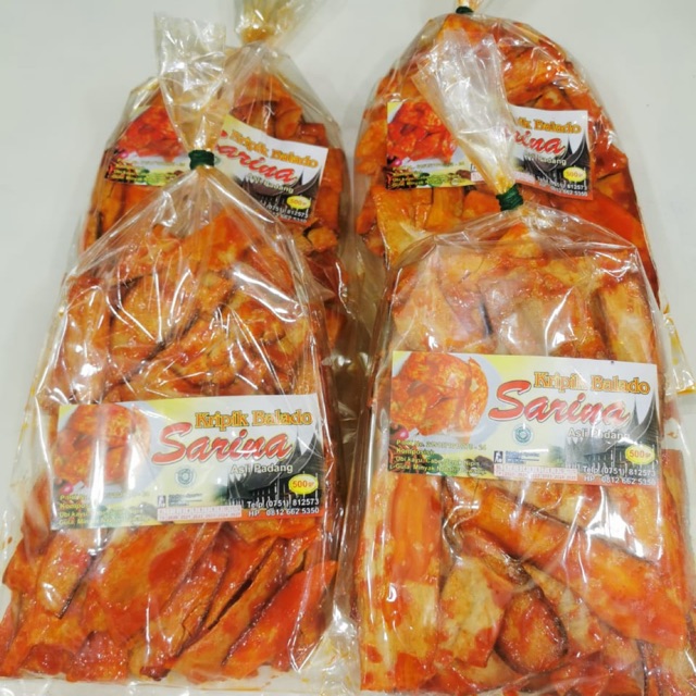 

Keripik Ubi / Kerupuk Ubi Padang Sarina